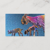 Pop Art Goats Visitekaartje (Achterkant)
