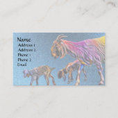 Pop Art Goats Visitekaartje (Voorkant)