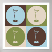 Pop Art Golf Poster (Voorkant)