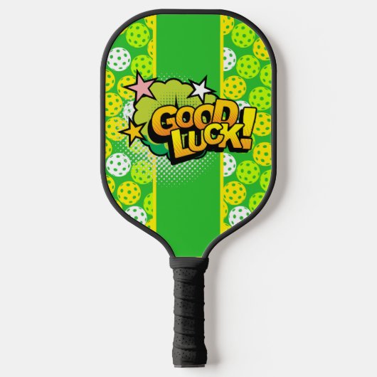Pop Art Good Luck Pickleball Paddle (Voorkant)