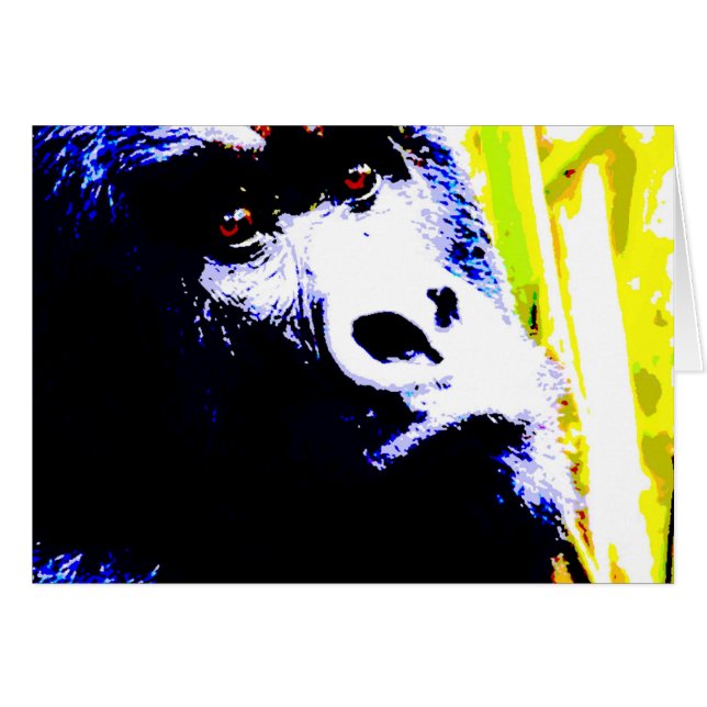 Pop Art Gorilla (Voorkant Horizontaal)