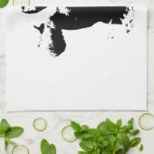 Pop Art Gorilla Beating Borst Keuken Handdoeken (Gevouwen)