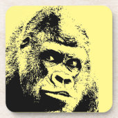 Pop Art Gorilla Bier Onderzetter (Voorkant)