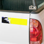 Pop Art Gorilla Bumpersticker (Op Truck)