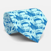 Pop Art Gorilla Gezichten Stropdas (Opgerold)