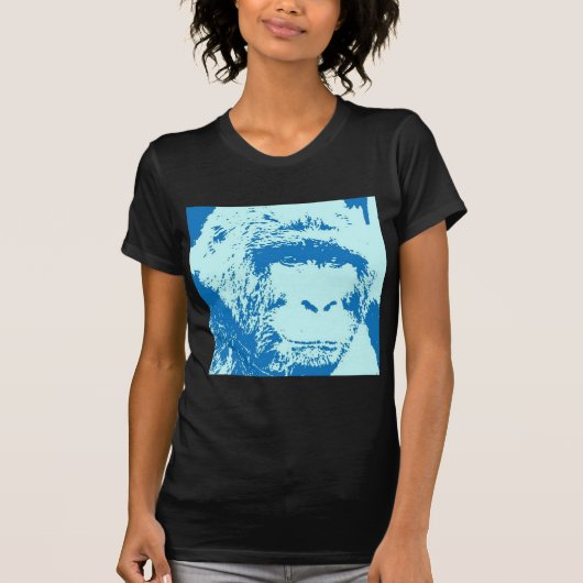 Pop Art Gorilla Gezichten T-shirt (Voorkant)
