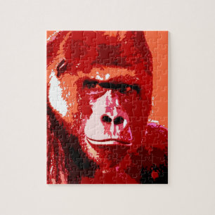Pop Art Gorilla Legpuzzel