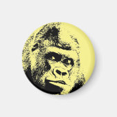 Pop Art Gorilla Magneet (Voorkant)