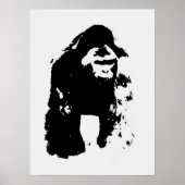 Pop Art Gorilla Poster (Voorkant)