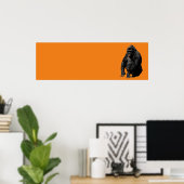 Pop Art Gorilla Poster (Thuiskantoor)