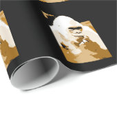 Pop Art Gorilla Stijlvol Kerst Wrapping Papier (Rol Hoek)