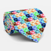 Pop Art Gorilla Stropdas (Opgerold)