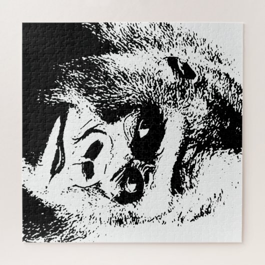 Pop Art Gorilla Wilde Dieren Legpuzzel (Horizontaal)