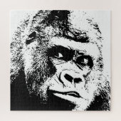 Pop Art Gorilla Wilde Dieren Legpuzzel (Verticaal)