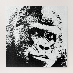 Pop Art Gorilla Wilde Dieren Legpuzzel