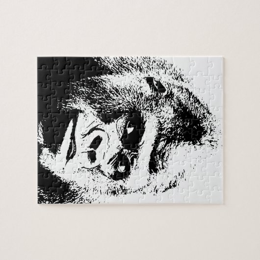 Pop Art Gorilla Wilde Dieren Legpuzzel (Horizontaal)