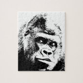 Pop Art Gorilla Wilde Dieren Legpuzzel (Verticaal)