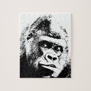 Pop Art Gorilla Wilde Dieren Legpuzzel