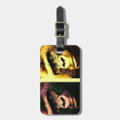 Pop Art Gorillas Bagagelabel (Voorkant verticaal)