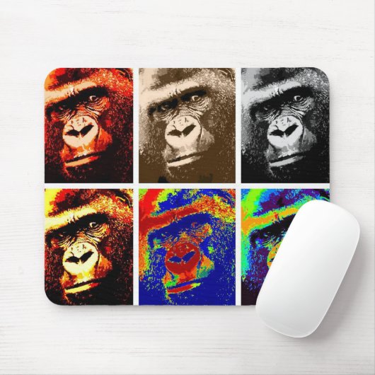 Pop Art Gorillas Muismat (Met muis)