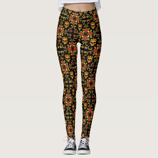 Pop Art Gotisch Leggings (Voorkant)