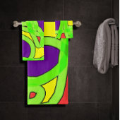 Pop Art Graffiti Bad Handdoek