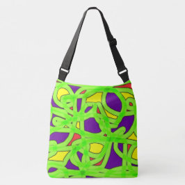 Pop Art Graffiti Crossbody Tas