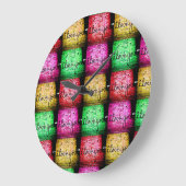Pop Art Graffiti Love Wall Grote Klok (Hoek)