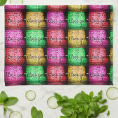 Pop Art Graffiti Love Wall Theedoek (Gevouwen)