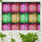 Pop Art Graffiti Love Wall Towel Theedoek (Gevouwen)