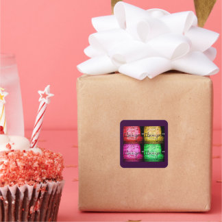 Pop Art Graffiti Love Wall Vierkante Sticker