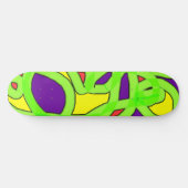 Pop Art Graffiti Persoonlijk Skateboard (Horizontaal)