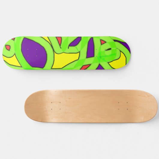Pop Art Graffiti Persoonlijk Skateboard (Horizontaal)