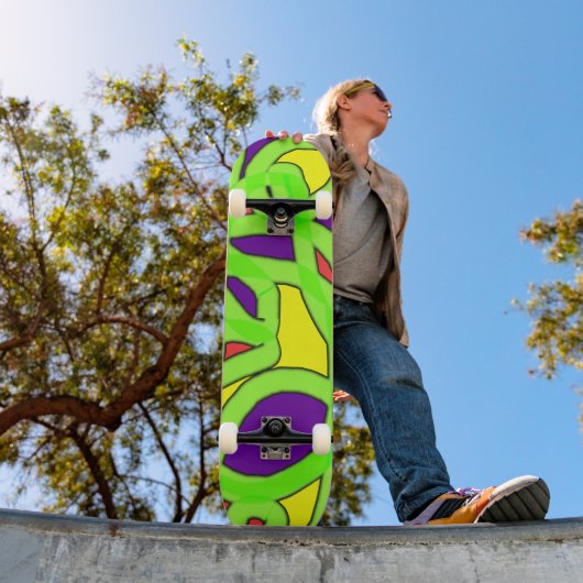 Pop Art Graffiti Persoonlijk Skateboard (Buiten 1)