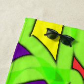Pop Art Graffiti Strandlaken (In situ)