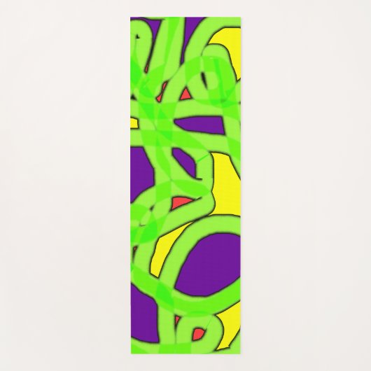 Pop Art Graffiti Yogamat (Voorkant)
