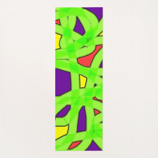 Pop Art Graffiti Yogamat (Achterkant)