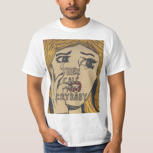 Pop Art grafisch T-shirt (Voorkant)