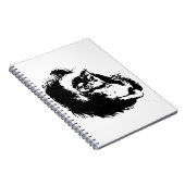 Pop Art Grappige Chimpansee Notitieboek (Rechterzijde)