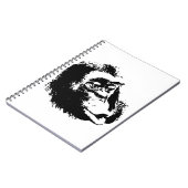 Pop Art Grappige Chimpansee Notitieboek (Linkerzijde)