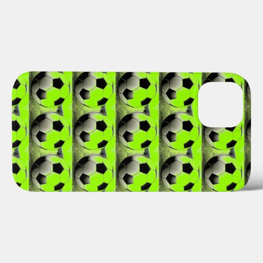 Pop Art Green-Voetballen Case-Mate iPhone Case (Achterkant (horizontaal))