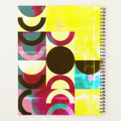 Pop Art, Grunge en Vette kleuren Planner (Achterkant)