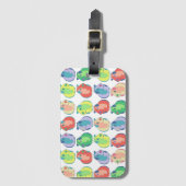 Pop Art Guinea Pig Pattern Bagagelabel (Voorkant (verticaal))