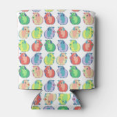 Pop Art Guinea Pig Pattern Blikjeskoeler (Achterkant)