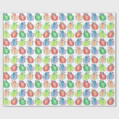 Pop Art Guinea Pig Pattern Cadeaupapier (Vlak)