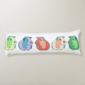 Pop Art Guinea Pig Pattern Lichaamskussen (Achterkant)