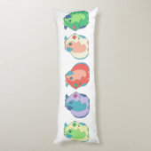 Pop Art Guinea Pig Pattern Lichaamskussen (Achterkant (Verticaal))
