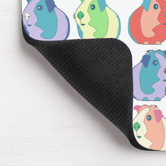 Pop Art Guinea Pig Pattern Muismat (Hoek)