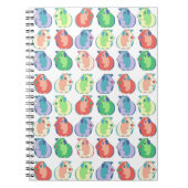Pop Art Guinea Pig Pattern Notitieboek (Voorkant)