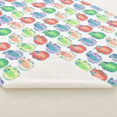 Pop Art Guinea Pig Pattern Sherpa Deken (3/4)